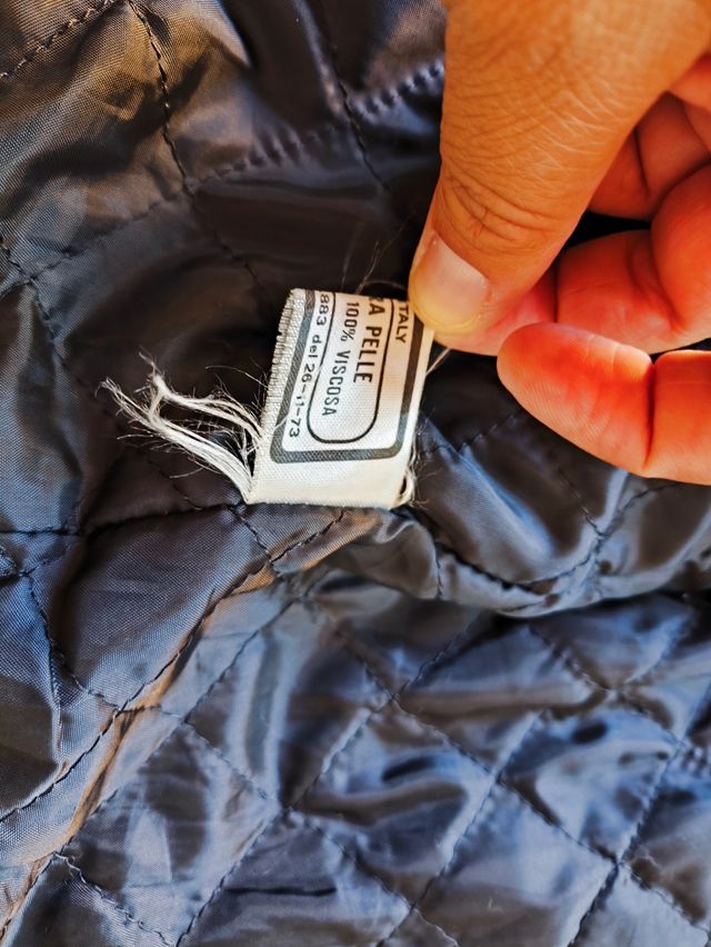 Giacca vintage in vera pelle perfetta