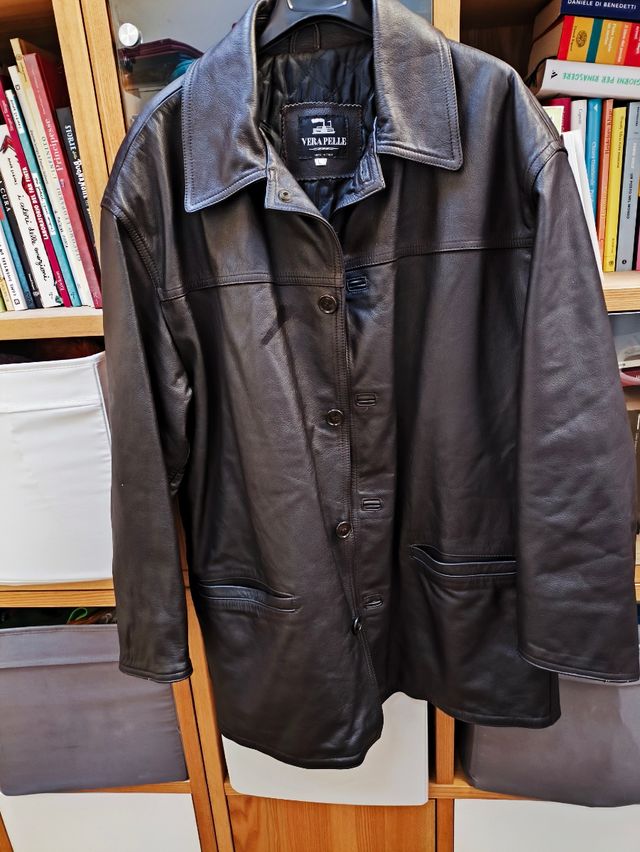 Giacca vintage in vera pelle perfetta