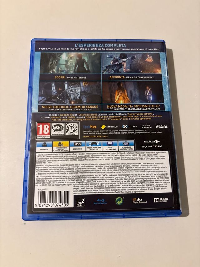 PS4 Rise of the Tomb Raider - 20° Anniversario