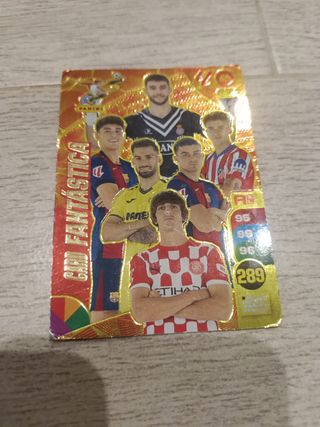 Laliga Adrenalin cromo.