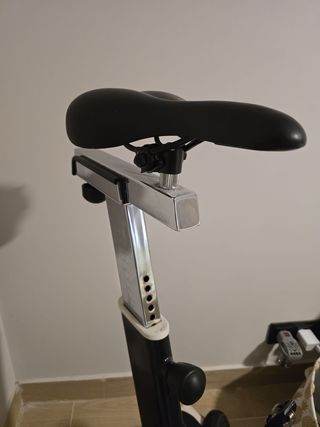 Bicicleta Spinning Reebok Negra y Dorada