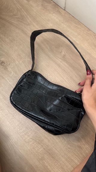 PACK Bolso de fiesta negro/beige 