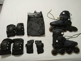 Patines Oxelo Talla 43 + Equipo Protección