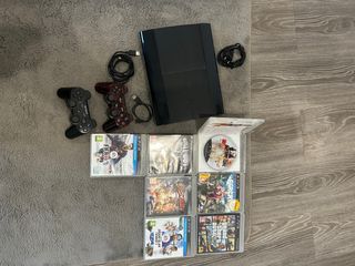 Consola PS3 Super Slim + Juegos