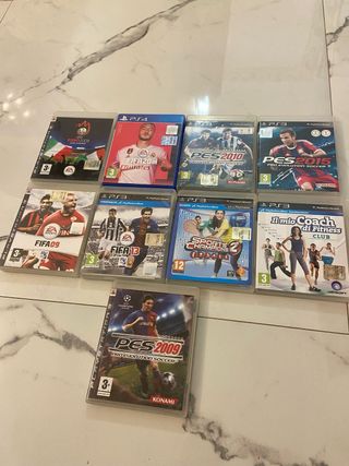 Giochi PS3: PES, FIFA, Fitness ( leggere)