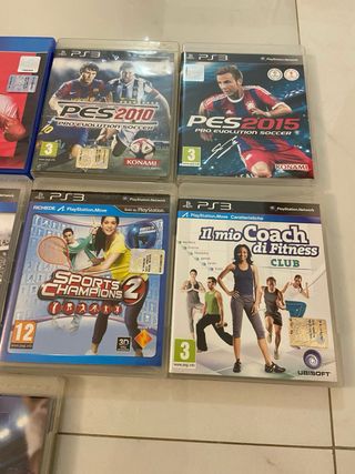 Giochi PS3: PES, FIFA, Fitness ( leggere)