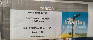Carta fotografica per plotter Canson