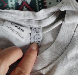 Camiseta Adidas Talla 15/16 años manga corta