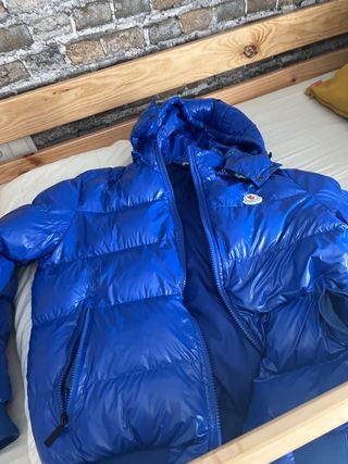 Chaqueta Moncler Azul Brillante