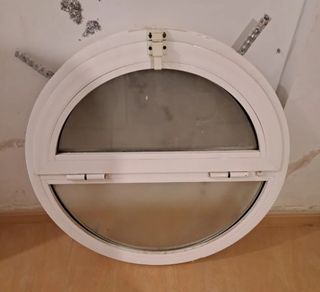 Ventana redonda blanca 70x70