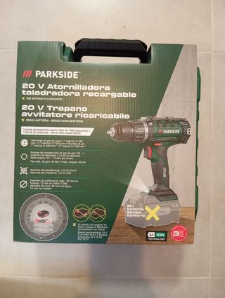 Taladro Atornillador Parkside 20V nuevo
