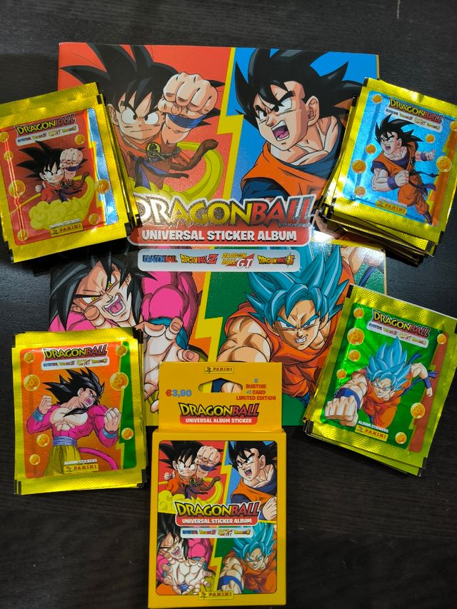 OFERTA Limitada y 55 sobres Dragon Ball Universal 
