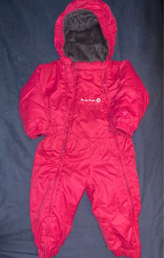 Buzo Nieve Invierno Rosa Fucsia 12 Meses