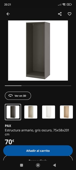 Armario puertas correderas madera IKEA