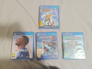 Pack 3 Juegos PS4: FIFA 22, Uncharted 2, Minecraft