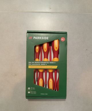 Set 8 Destornilladores Parkside 1000V electricista