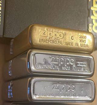 Aereo inciso Zippo EF-18 A G-15 + 2 Zippo