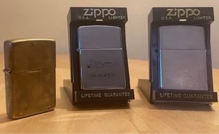 Aereo inciso Zippo EF-18 A G-15 + 2 Zippo