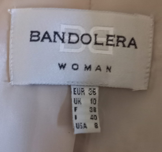 Chaqueta marca BANDOLERA Beige/Marrón Talla XL
