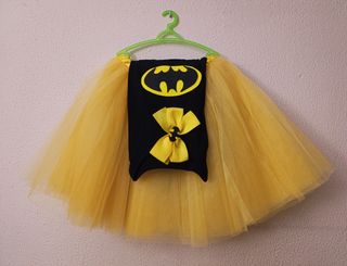 Disfraz Batman Adulto Tutú Amarillo
