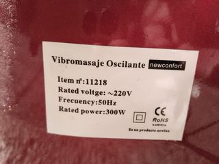 Vibromasaje oscilante