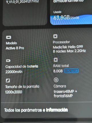 Tablet Blackview 256GB 8GB RAM +16
