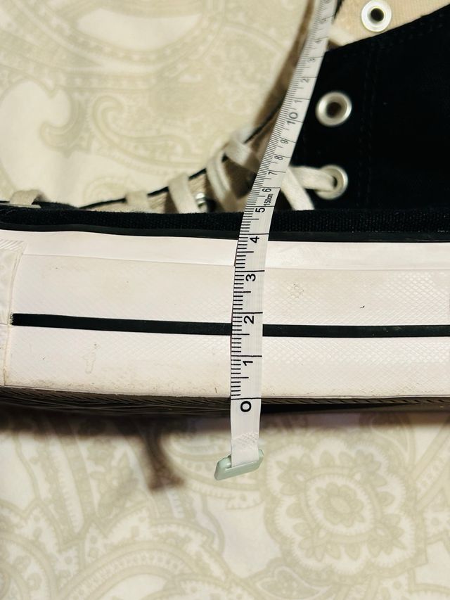 Converse Plataforma Negras Talla 39