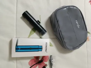 Neceser Vintage Renfe Gris con afeitadora portatil