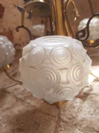 Lámpara colgante antigua dorada