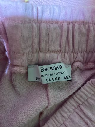 Conjunto 2 pantalones cortos rosa y amarillo
