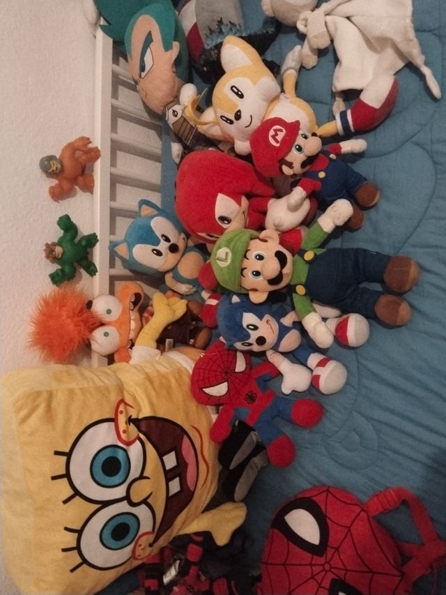 Lote Peluches Varios Personajes