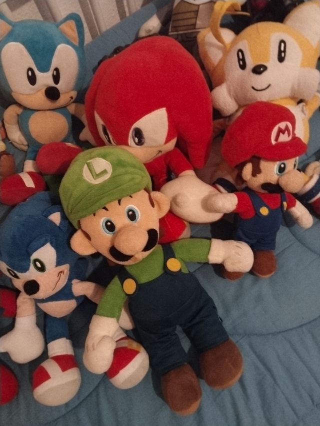 Lote Peluches Varios Personajes