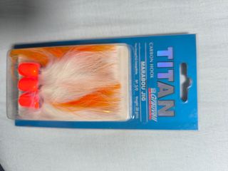 Titan Marabou Jig Carbon Hook Nº 5/0