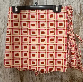 Falda pantalón Zara estampado cuadros