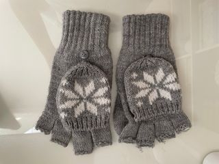 Pack:gorro guantes y guantes sin dedos con capucha