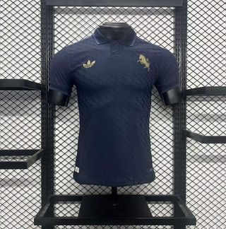 Camiseta Adidas Juventus Jugador Azul Dorada