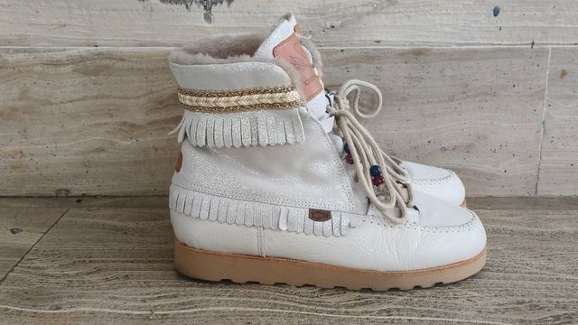 Botines Dolfie blancos talla 38