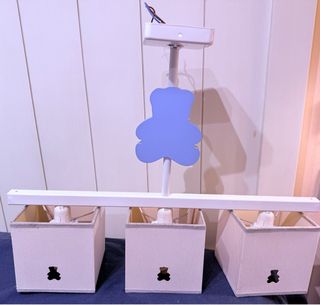 Lámpara infantil con ositos
