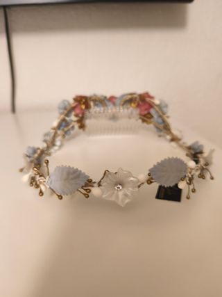 Corona de flores comunión