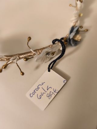 Corona de flores comunión