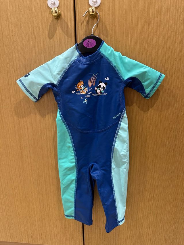 Neopreno infantil Nabaiji azul y turquesa