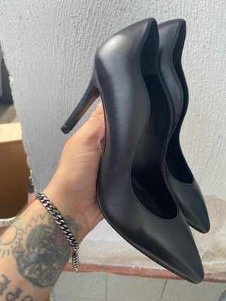 Scarpe tacco alto nere cafenoir 37