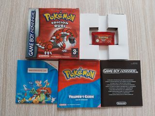 POKEMON RUBI ESPAÑOL NINTENDO GAME BOY ADVANCE 
