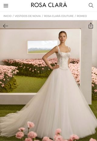Vestido de Novia Rosa Clará - Bono 995€
