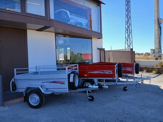 Remolque plataforma caja abierta carga