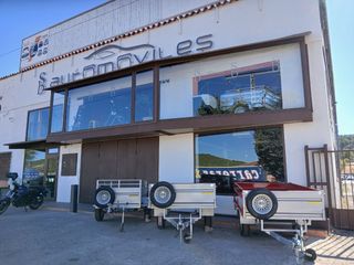 Remolque plataforma caja abierta carga