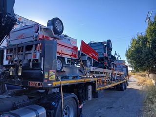 Remolque plataforma caja abierta carga