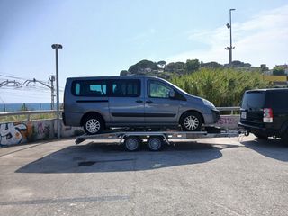 Remolque plataforma caja abierta carga