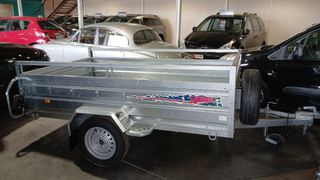 Remolque plataforma caja abierta carga