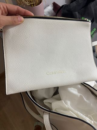 Bolso Tote Calvin Klein Blanco